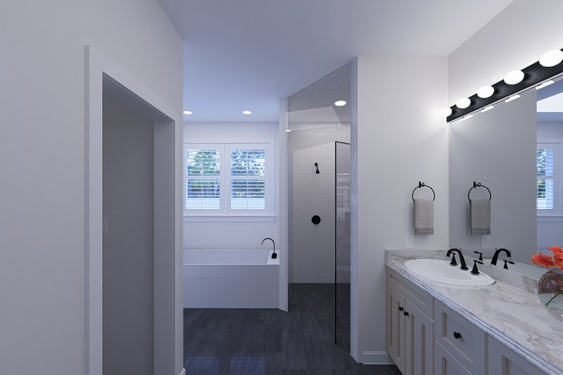 House Blueprint - Interior - Master Bathroom for Farmhouse House Plan #1060-361 - 4 bed, 3.5 bath