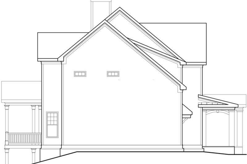 Dream House Plan - Exterior - Other Elevation for Traditional House Plan #927-940 - 4 bed, 3.5 bath