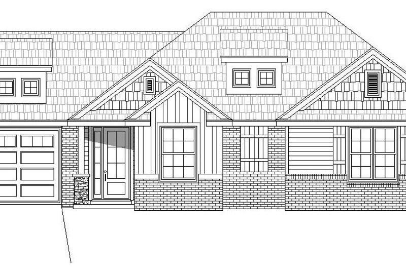 Architectural House Design - Exterior - Front Elevation 3 for Craftsman House Plan #932-25 - 2 bed, 2 bath