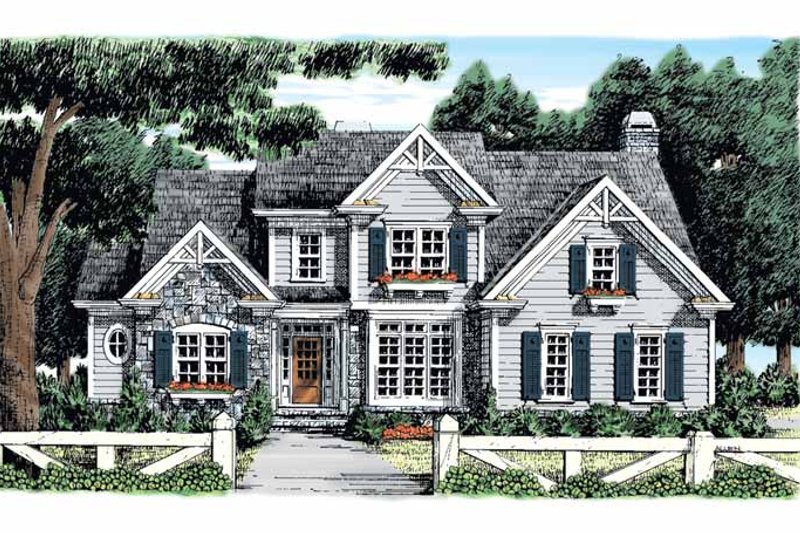 Home Plan - Exterior - Front Elevation 3 for Country House Plan #927-878 - 4 bed, 2.5 bath