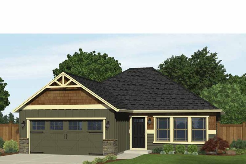 Home Plan - Ranch Exterior - Front Elevation Plan #943-30
