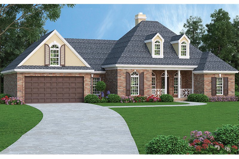 Home Plan - Traditional Exterior - Front Elevation Plan #45-567