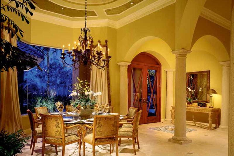 Home Plan - Interior - Dining Room 1 for Mediterranean House Plan #930-104 - 3 bed, 4.5 bath