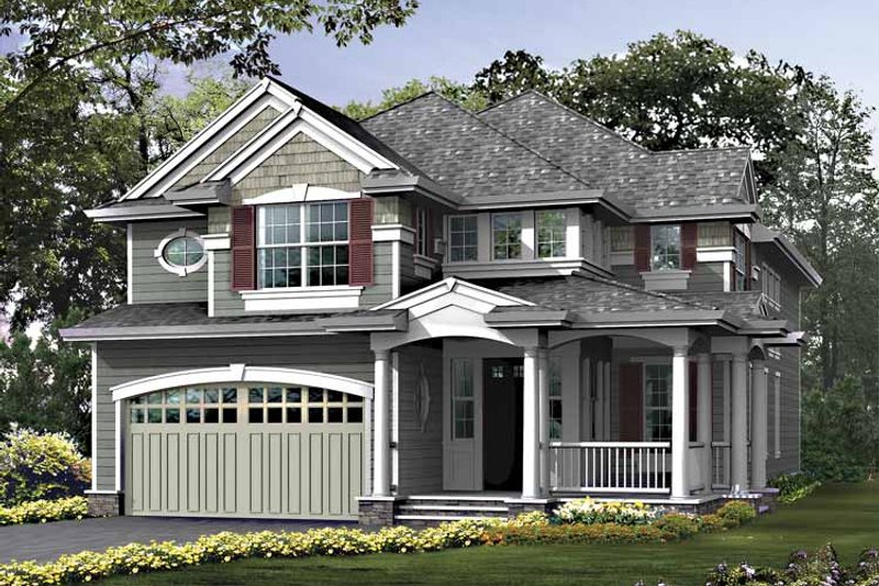 Home Plan - Craftsman Exterior - Front Elevation Plan #132-404