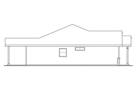 Exterior - Other Elevation for Bungalow House Plan #124-839 - 3 bed, 2 bath