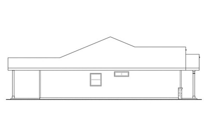 House Plan Design - Exterior - Other Elevation for Bungalow House Plan #124-839 - 3 bed, 2 bath