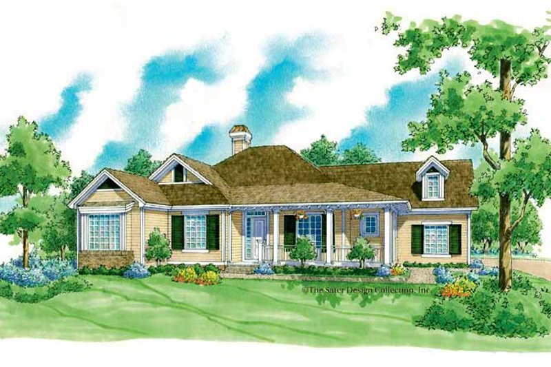 Dream House Plan - Country Exterior - Front Elevation Plan #930-253