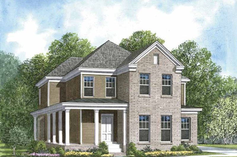 House Plan Design - Colonial Exterior - Front Elevation Plan #952-198