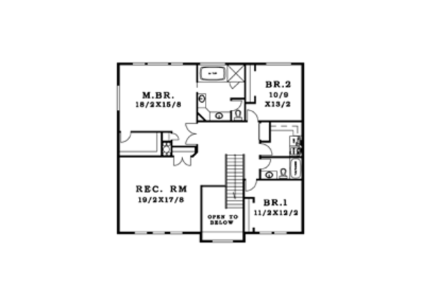 Home Plan - Craftsman Floor Plan - Upper Floor Plan #943-36
