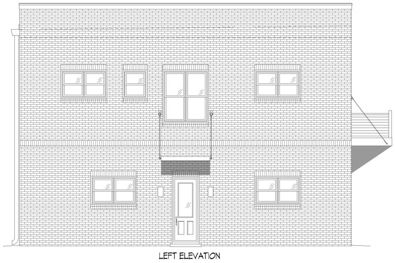 Home Plan - Exterior - Other Elevation for Contemporary House Plan #932-524 - 2 bed, 2.5 bath