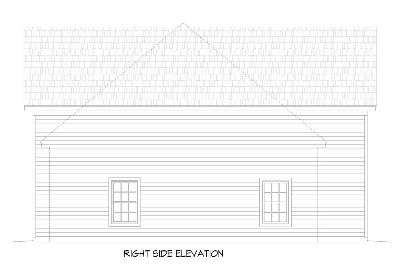 House Design - Exterior - Other Elevation 1 for Contemporary House Plan #932-783, 0 bath