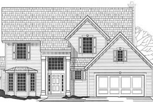Traditional Exterior - Front Elevation Plan #67-503