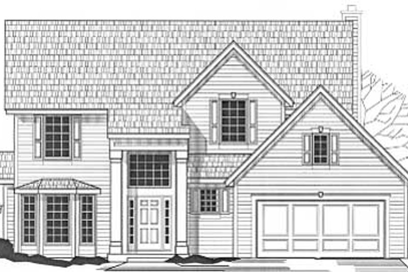 Traditional Style House Plan - 4 Beds 3.5 Baths 2338 Sq/Ft Plan #67-503