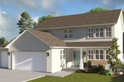 Traditional Style House Plan - 4 Beds 2.5 Baths 2541 Sq/Ft Plan #1060-208 