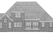 Mediterranean Style House Plan - 3 Beds 3.5 Baths 2601 Sq/Ft Plan #56-651 