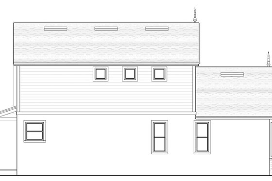 Exterior - Other Elevation 1 for European House Plan #1058-108 - 2 bed, 2 bath