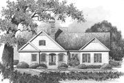 Country Style House Plan - 4 Beds 3 Baths 2170 Sq/Ft Plan #429-95 