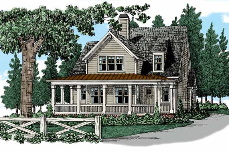 Home Plan - Colonial Exterior - Front Elevation Plan #927-944