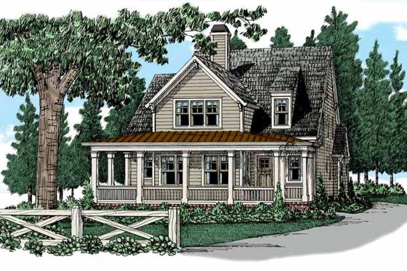 House Plan Design - Colonial Exterior - Front Elevation Plan #927-944