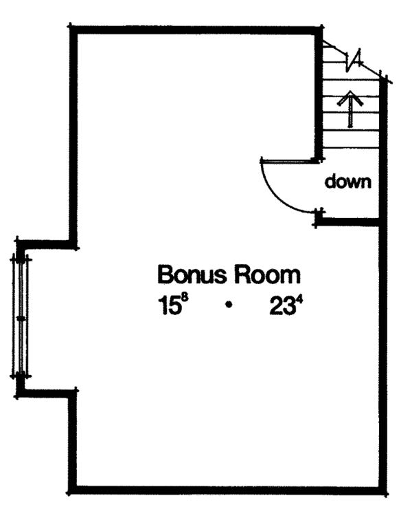 Home Plan - Mediterranean Floor Plan - Upper Floor Plan #417-528