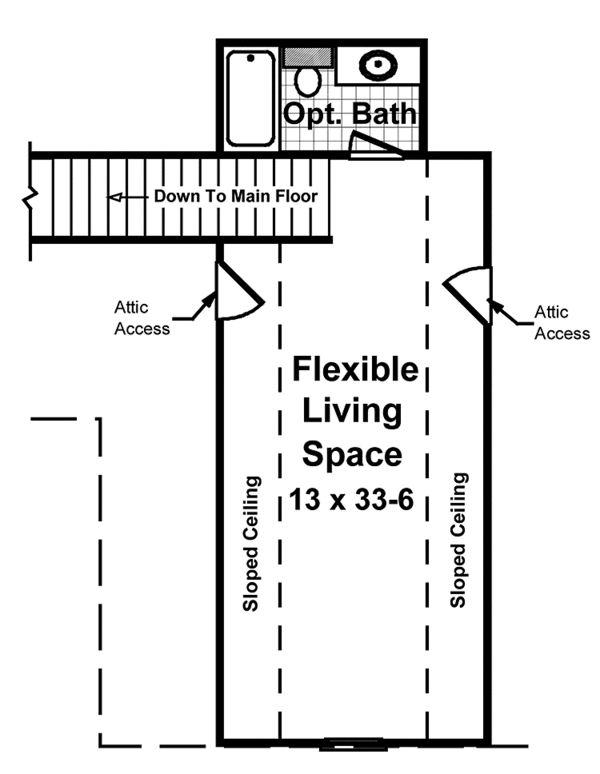Home Plan - Country Floor Plan - Other Floor Plan #21-417