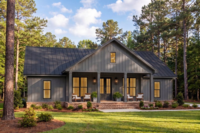 House Plan Design - Exterior - Front Elevation 6 for Farmhouse House Plan #430-432 - 4 bed, 3 bath