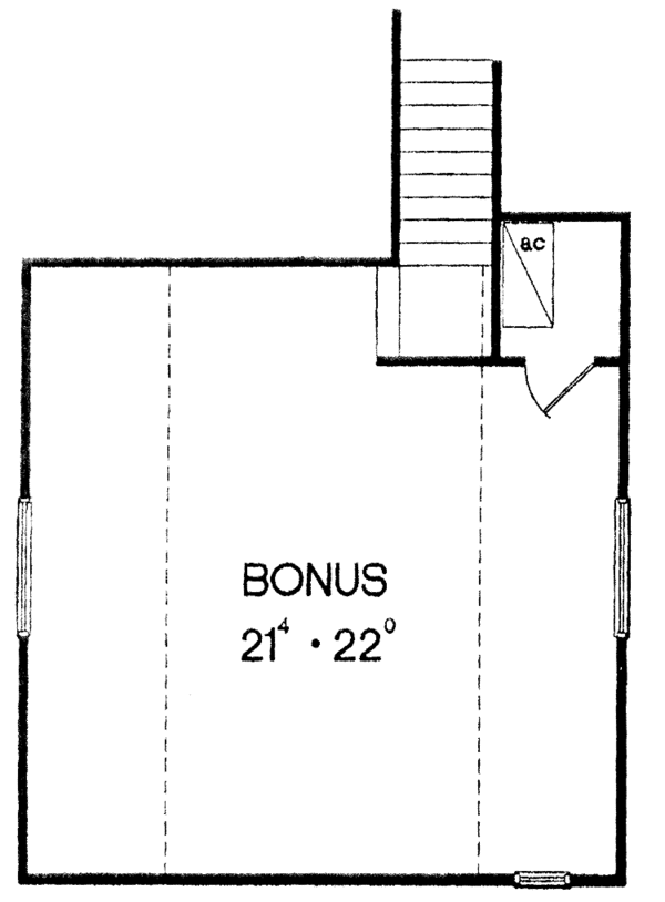 Dream House Plan - Mediterranean Floor Plan - Upper Floor Plan #417-789