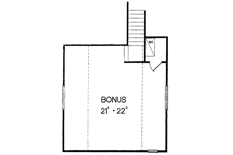 Architectural House Design - Floor Plan - Upper Floor for Mediterranean House Plan #417-789 - 3 bed, 2.5 bath