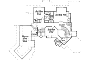 European Style House Plan - 5 Beds 5.5 Baths 4551 Sq/Ft Plan #52-167 