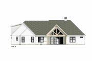 Farmhouse Style House Plan - 4 Beds 3.5 Baths 2930 Sq/Ft Plan #1096-153 Exterior 