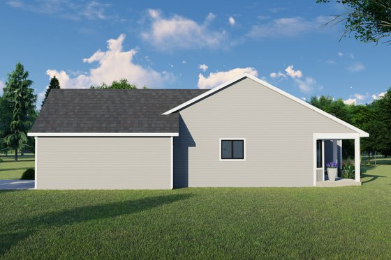 Exterior - Other Elevation for Craftsman House Plan #1064-61 - 3 bed, 2 bath