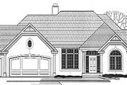 European Style House Plan - 4 Beds 5 Baths 3439 Sq/Ft Plan #67-442 