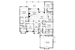 Floor Plan - Main Floor for Country House Plan #938-48 - 3 bed, 3 bath