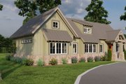 Craftsman Style House Plan - 1 Beds 1.5 Baths 1004 Sq/Ft Plan #17-3432 Exterior 