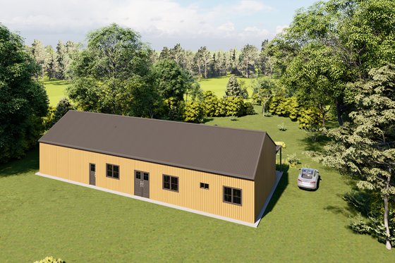 Exterior - Other Elevation 7 for Barndominium House Plan #1107-22 - 3 bed, 2 bath