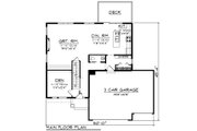 Modern Style House Plan - 4 Beds 2.5 Baths 2321 Sq/Ft Plan #70-1466 