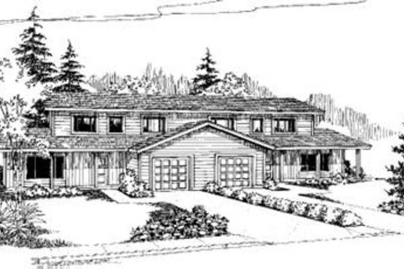 Dream House Plan - Traditional Exterior - Front Elevation Plan #60-371