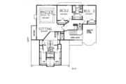 Country Style House Plan - 4 Beds 2.5 Baths 2636 Sq/Ft Plan #405-192 