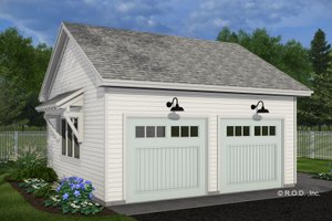 House Blueprint - Exterior - Front Elevation for Farmhouse House Plan #51-1577, 0 bath