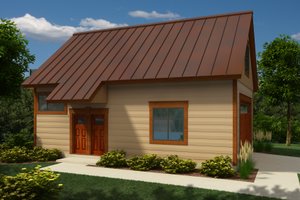 Dream House Plan - Bungalow Exterior - Front Elevation Plan #118-132