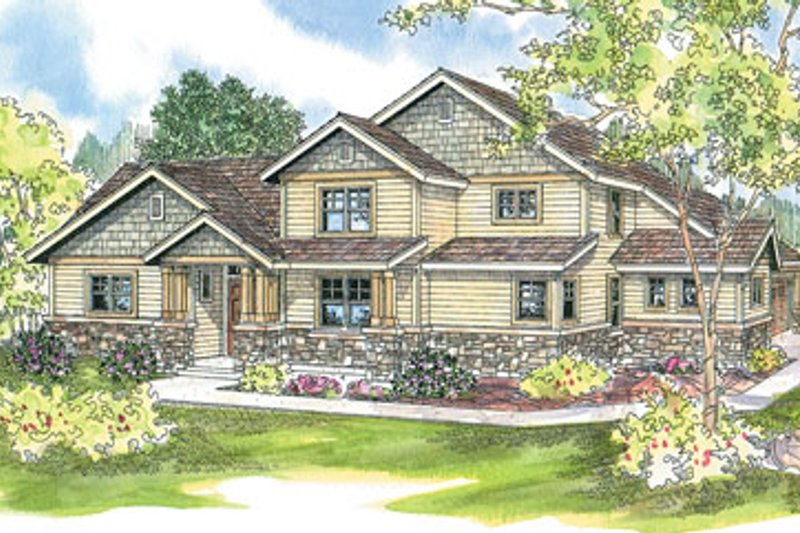 House Plan Design - Traditional Exterior - Front Elevation Plan #124-596