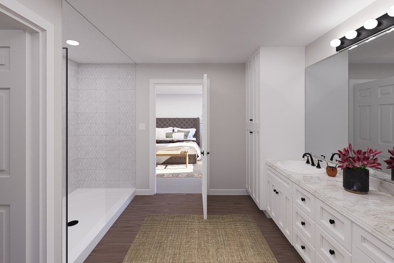 Architectural House Design - Interior - Master Bathroom for Farmhouse House Plan #1060-254 - 3 bed, 2.5 bath