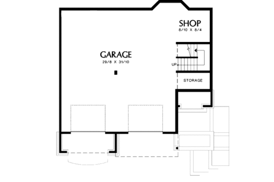 Floor Plan - Lower Floor for Traditional House Plan #48-378 - 3 bed, 2.5 bath