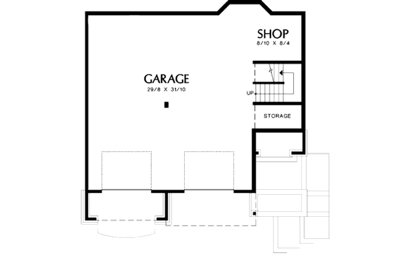 Home Plan - Floor Plan - Lower Floor for Traditional House Plan #48-378 - 3 bed, 2.5 bath