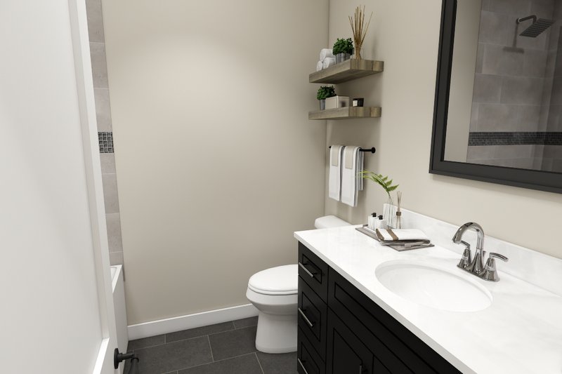 House Design - Interior - Bathroom 1 for Craftsman House Plan #51-1397 - 3 bed, 2.5 bath