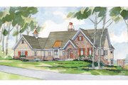 European Style House Plan - 4 Beds 3 Baths 3889 Sq/Ft Plan #928-40 