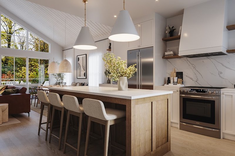Dream House Plan - Interior - Kitchen 2 for Bungalow House Plan #23-2815 - 3 bed, 2 bath