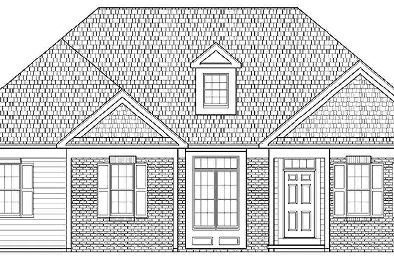 House Plan Design - Traditional Exterior - Front Elevation Plan #328-340
