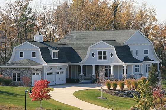 Dream House Plan - Exterior - Front Elevation for Colonial House Plan #928-298 - 5 bed, 4.5 bath