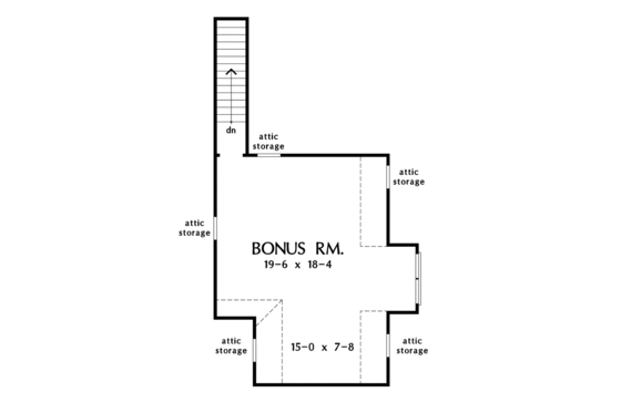 Floor Plan - Other Floor for Craftsman House Plan #929-948 - 3 bed, 2.5 bath